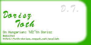 dorisz toth business card